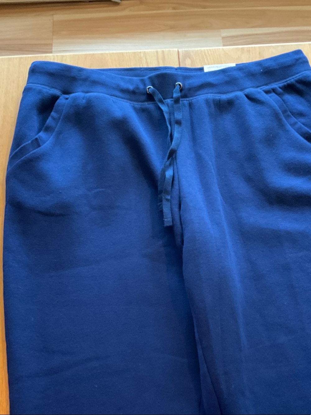 NWT St. John's Bay Navy Blue Mid Rise Easy Fit Drawstring Jogger Pants - Picture 4 of 12